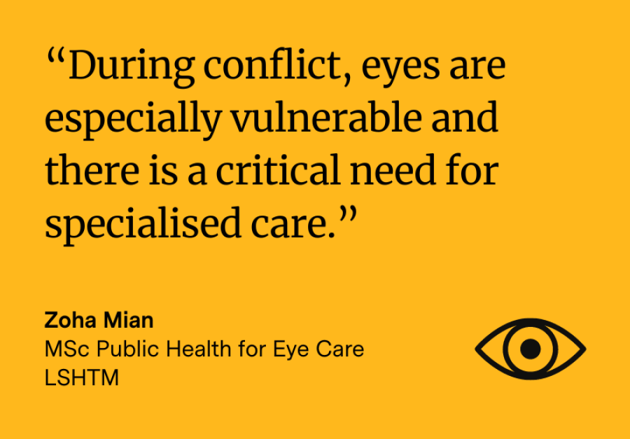Eye injury in conflict zones: the unseen epidemic of war | LSHTM